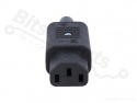 Plug C13 female 230V AC / 10A for mounting on wire